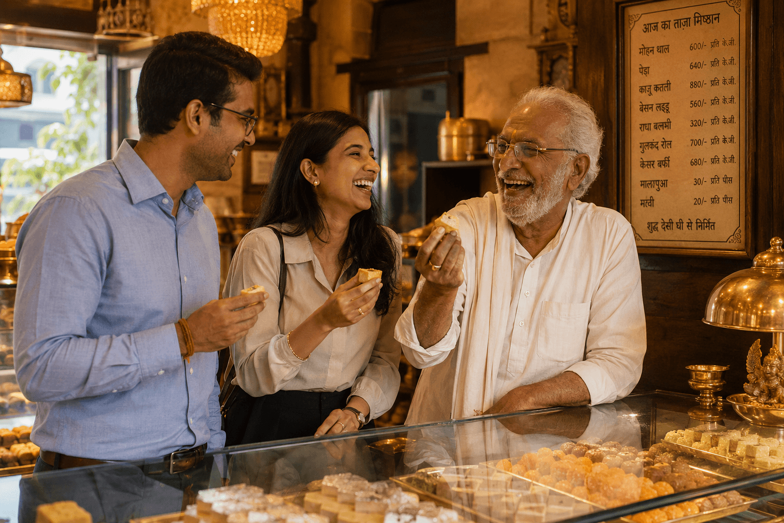 Our team visiting artisans