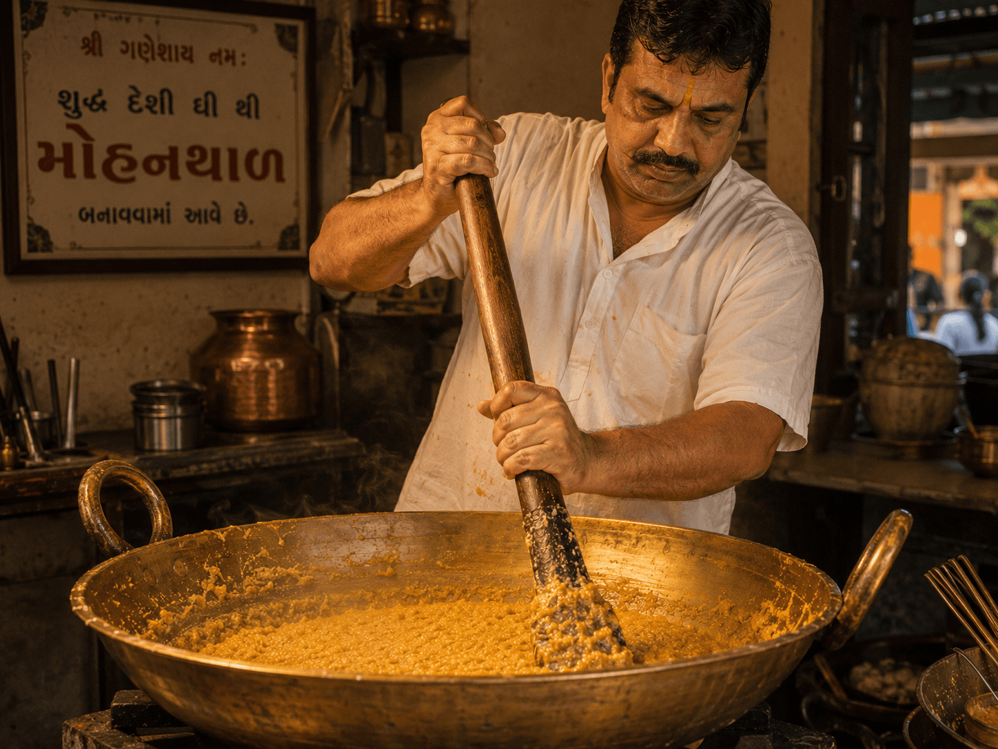 Ramesh Patel at work