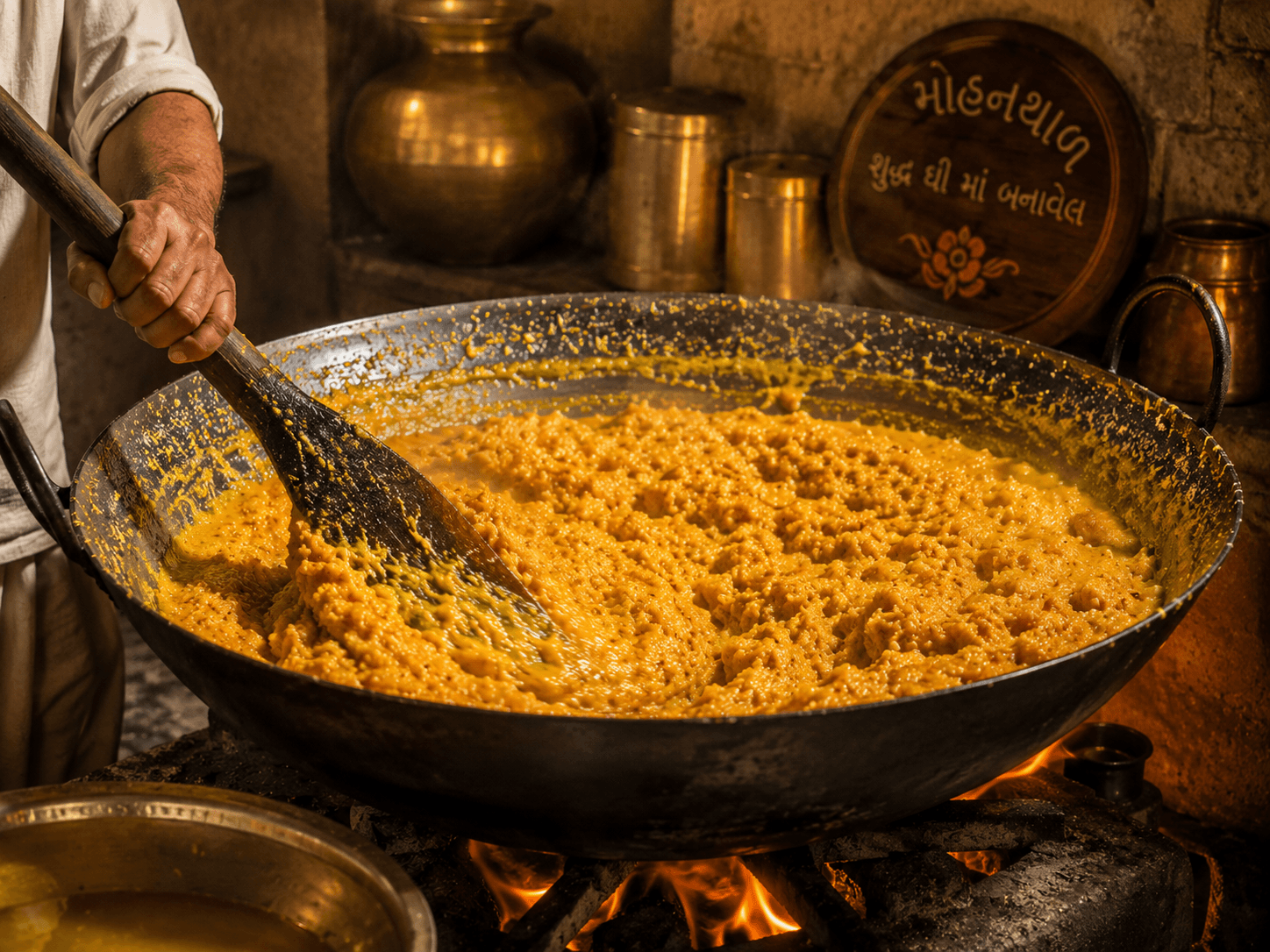 Making Mohanthal